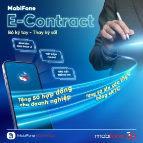 Chuyển đổi số cùng hợp đồng điện tử có ‘tích xanh’ MobiFone eContract