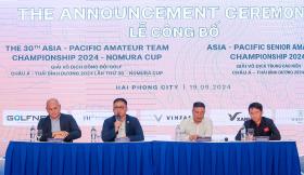 Nguyễn Anh Minh dự giải đồng đội golf châu Á Thái Bình Dương 2024