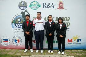  Đội tuyển golf Việt Nam tụt hạng tại APGC Junior Championship 