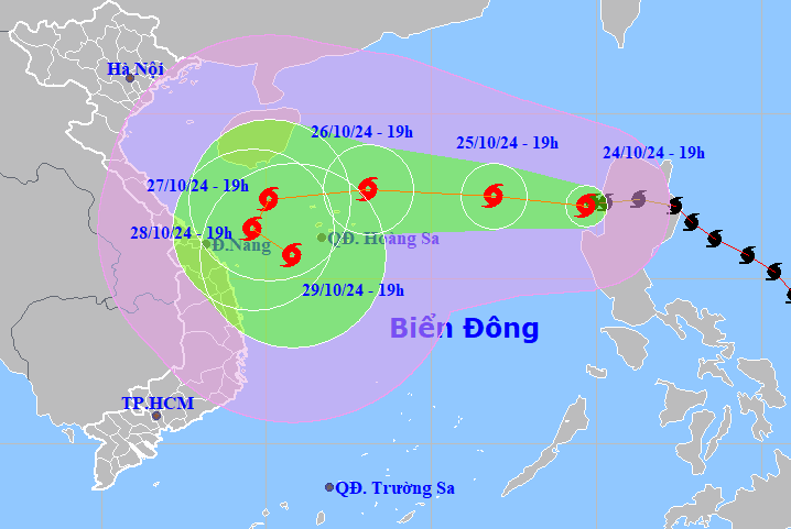  Bão Trà Mi tăng cấp, miền Trung mưa lớn diện rộng 第2张