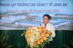 Thành lập Trường Cao đẳng Y tế Long An